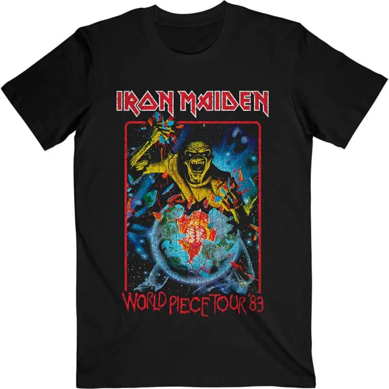 Iron Maiden World Piece Tour 1983 T Shirt made by Paradiso Clothing