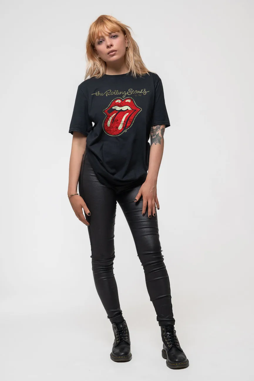 Rolling Stones Plastered Tongue T-Shirt sold by Paradiso Clothing product image thumbnail 4