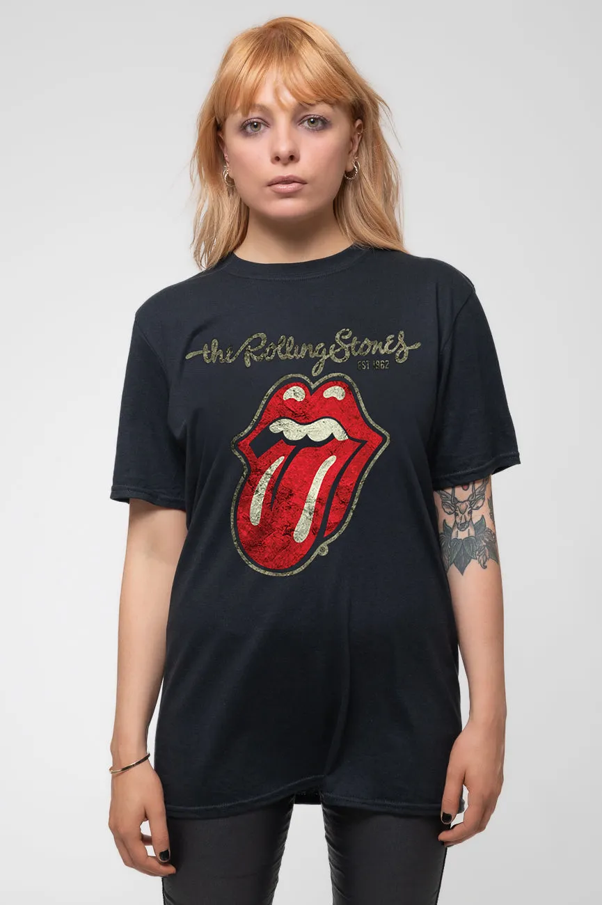 Rolling Stones Plastered Tongue T-Shirt sold by Paradiso Clothing