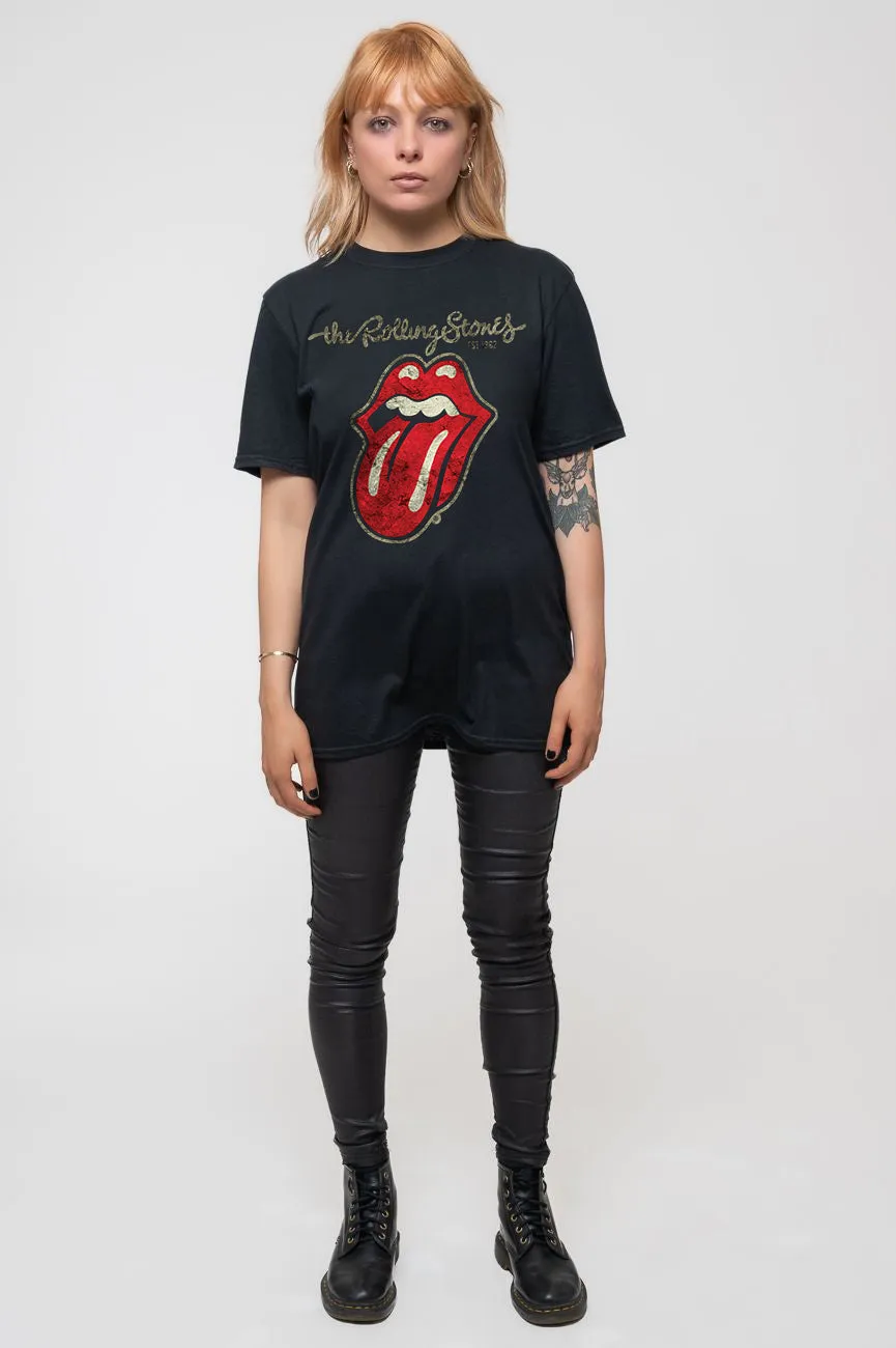 Rolling Stones Plastered Tongue T-Shirt sold by Paradiso Clothing product image thumbnail 2