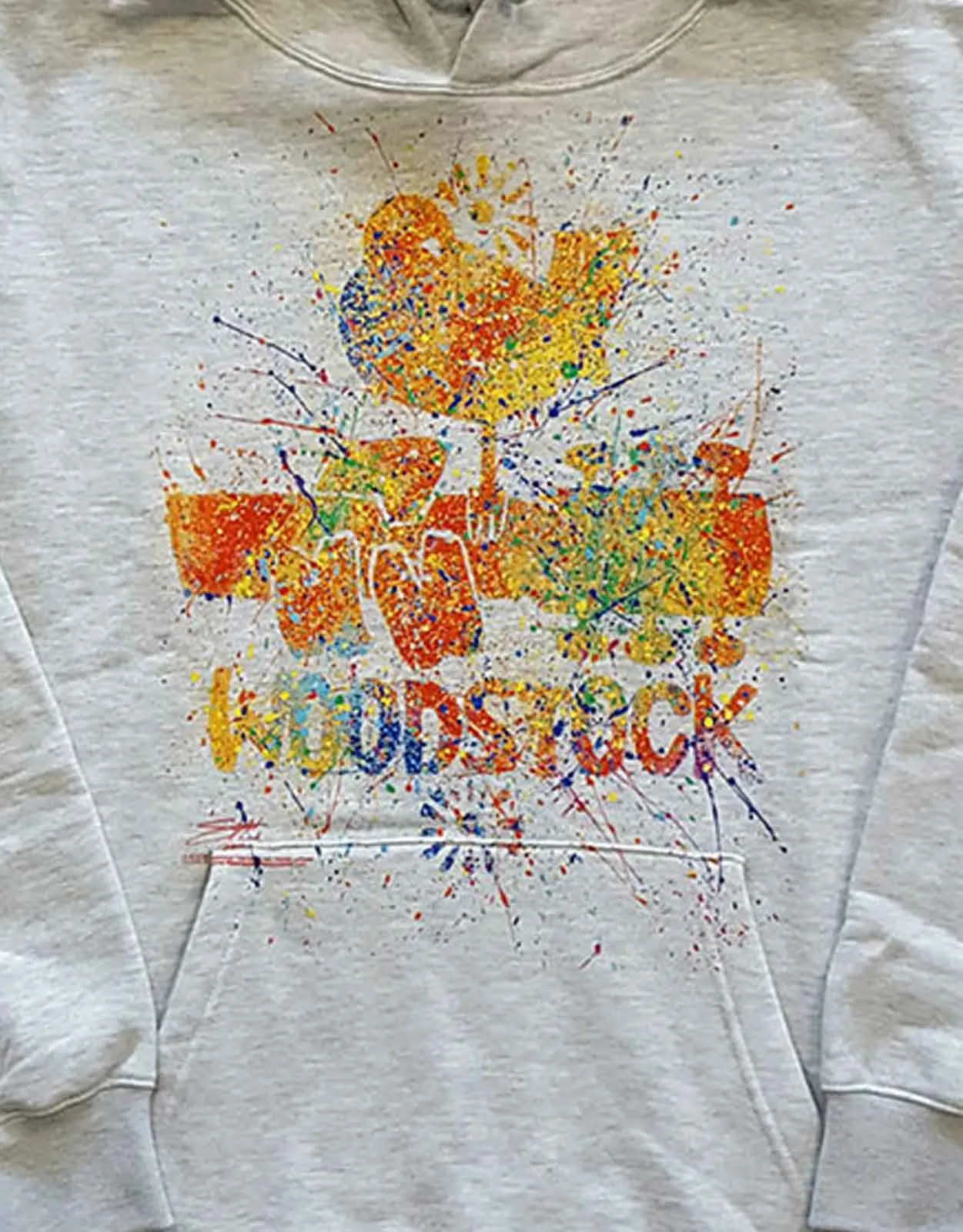 Woodstock Splatter Logo Hoodie sold by Paradiso Clothing product image thumbnail 2