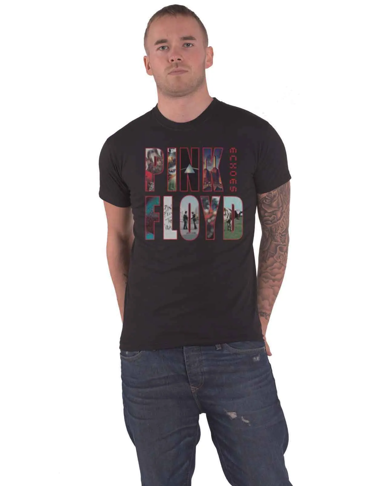 Pink Floyd Echoes Album Montage T Shirt sold by Paradiso Clothing