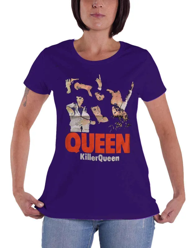 Queen Killer Queen Skinny Fit T Shirt sold by Paradiso Clothing
