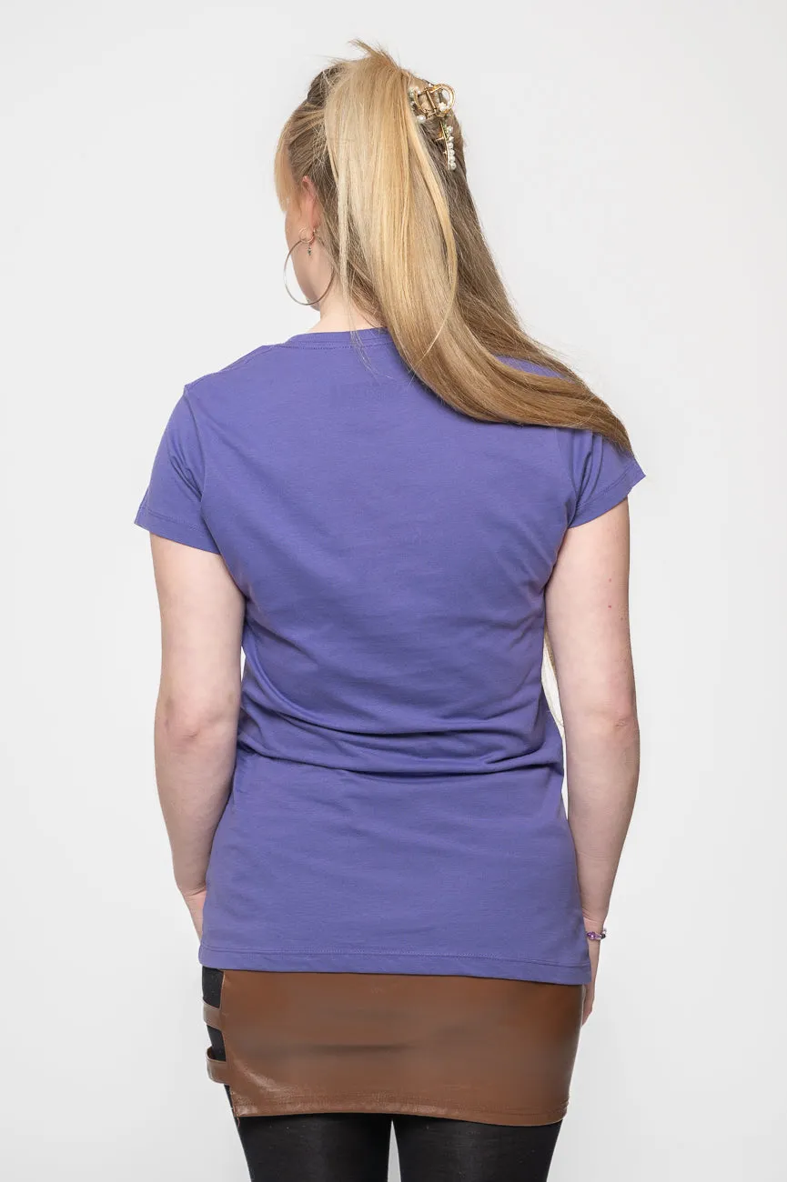 Nirvana Pink Grunge Smile Skinny T Shirt sold by Paradiso Clothing product image thumbnail 4