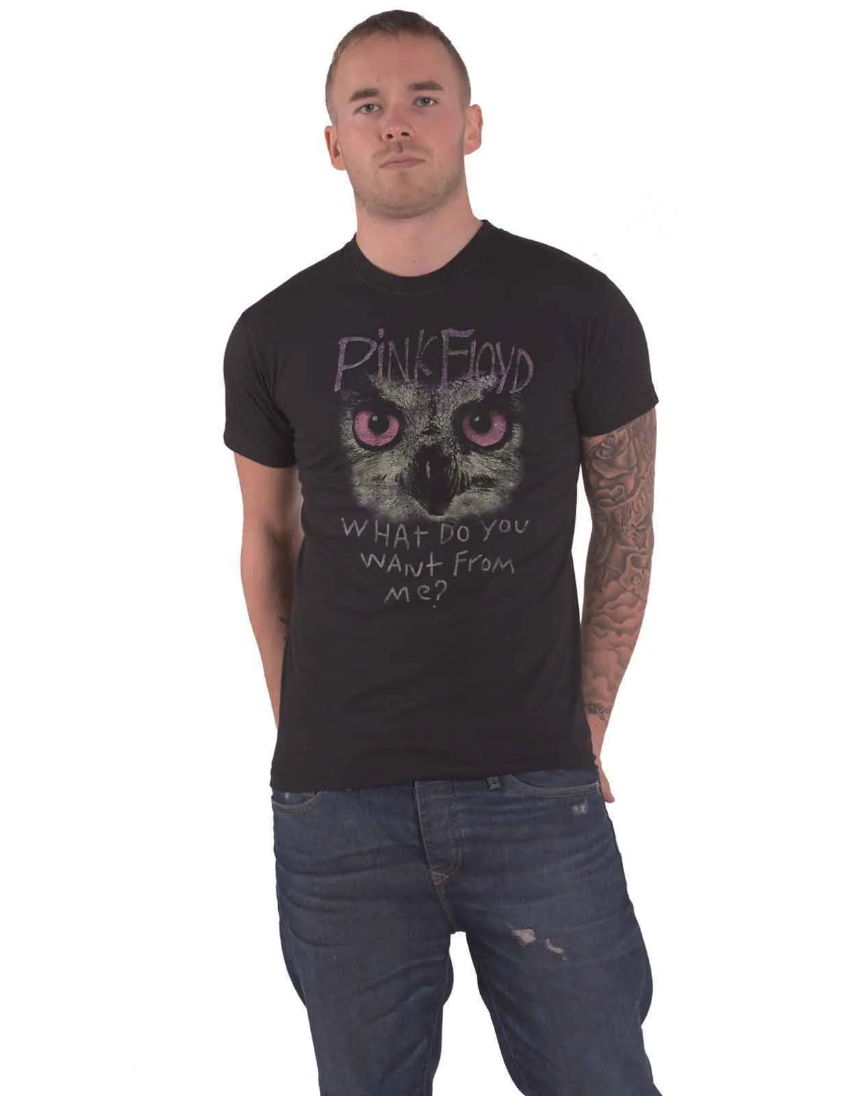 Pink Floyd Owl WDYWFM T Shirt sold by Paradiso Clothing