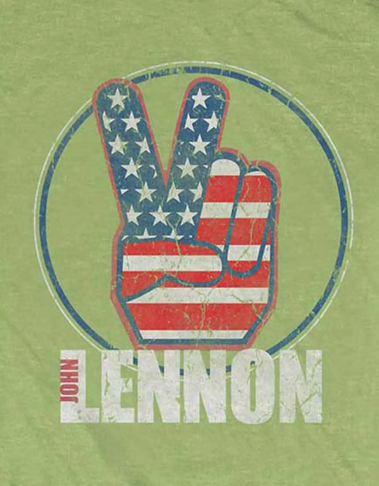 John Lennon Peace Fingers Skinny Fit T Shirt sold by Paradiso Clothing product image thumbnail 2