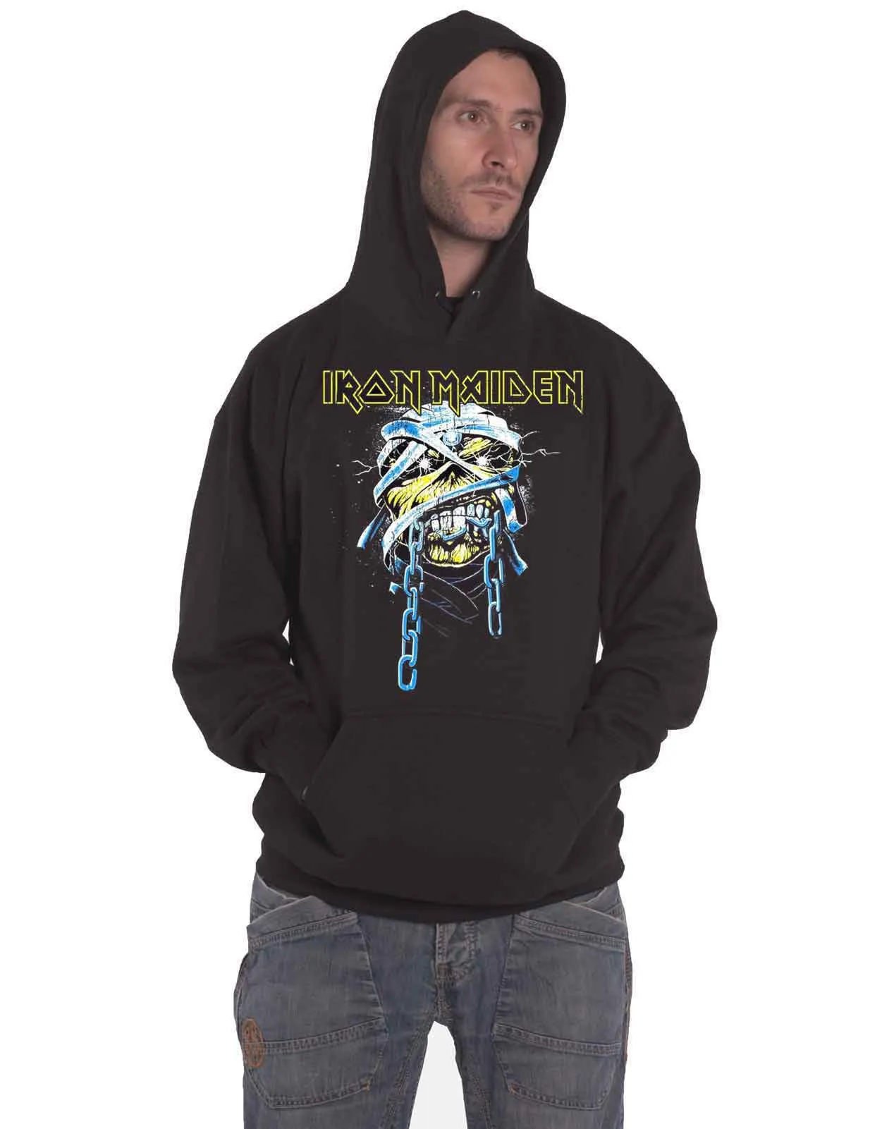 Iron Maiden Powerslave Hoodie sold by Paradiso Clothing