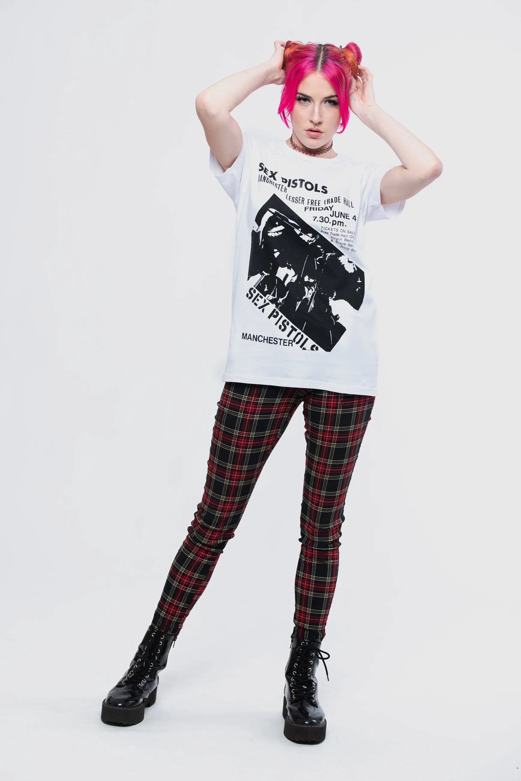 The Sex Pistols Free Trade Hall Flyer T Shirt sold by Paradiso Clothing product image thumbnail 4