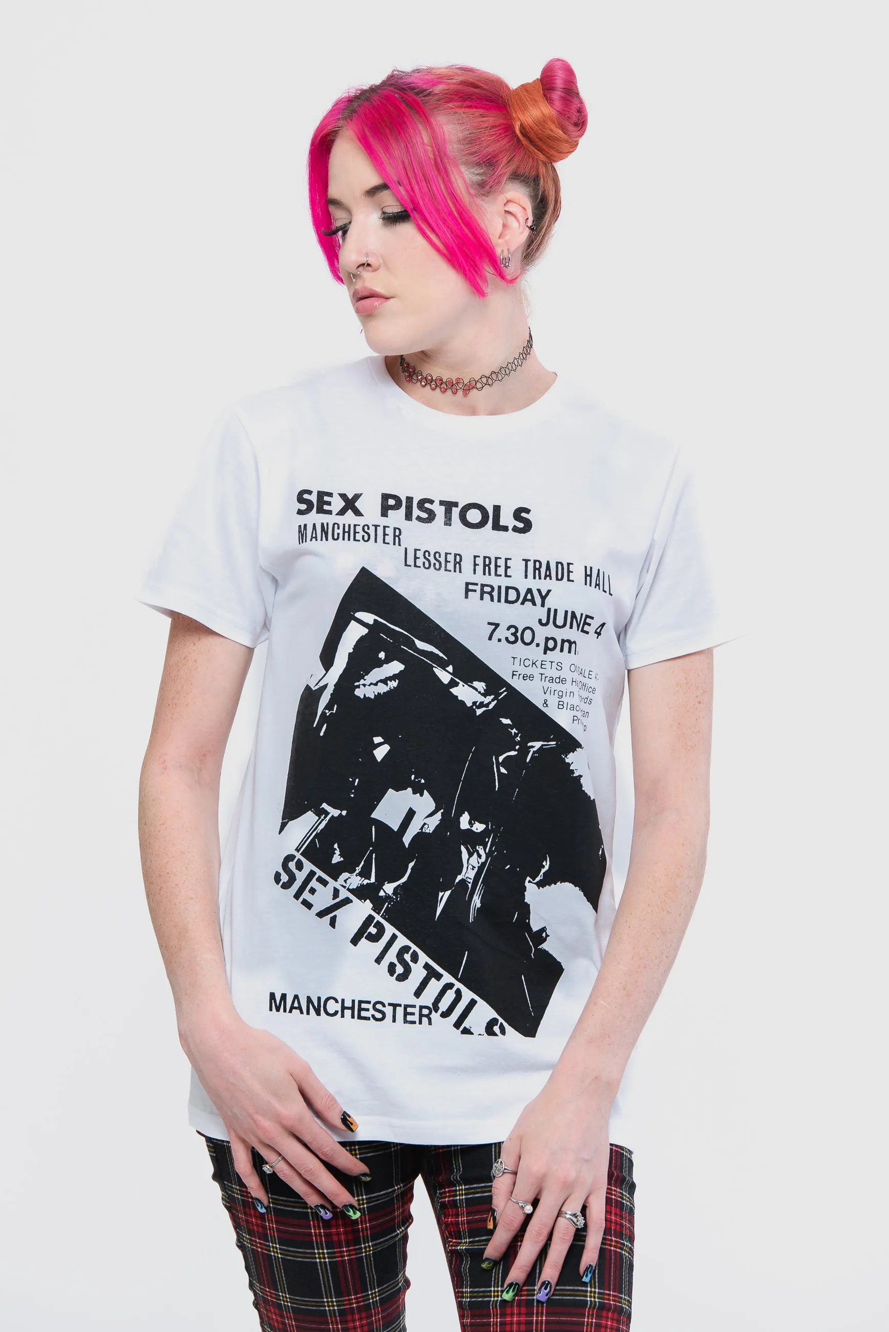 The Sex Pistols Free Trade Hall Flyer T Shirt sold by Paradiso Clothing