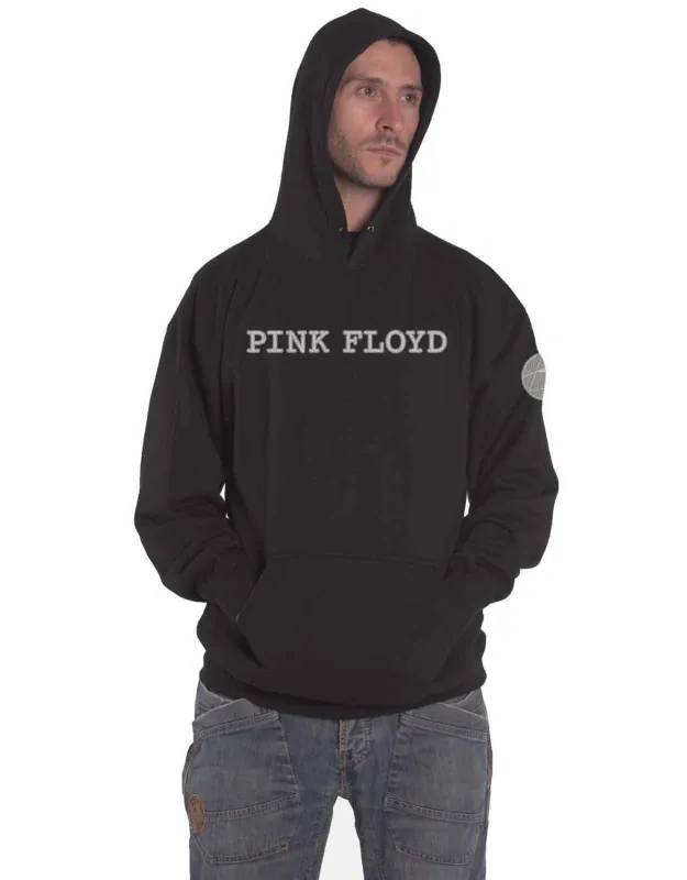Pink Floyd Band Logo and Prism Applique Hoodie made by Pink Floyd