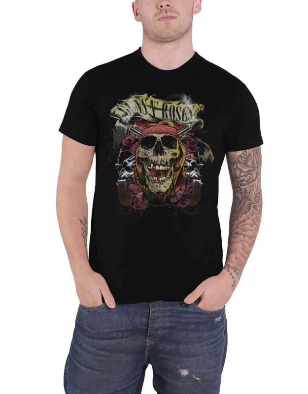 Guns N Roses Trashy Skull T Shirt sold by Paradiso Clothing