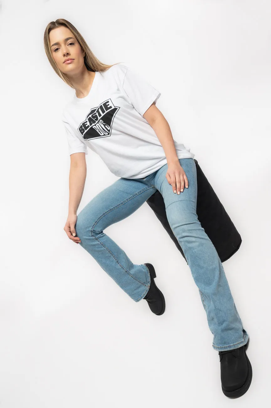 The Beastie Boys Black & White Logo T Shirt sold by Paradiso Clothing product image thumbnail 5