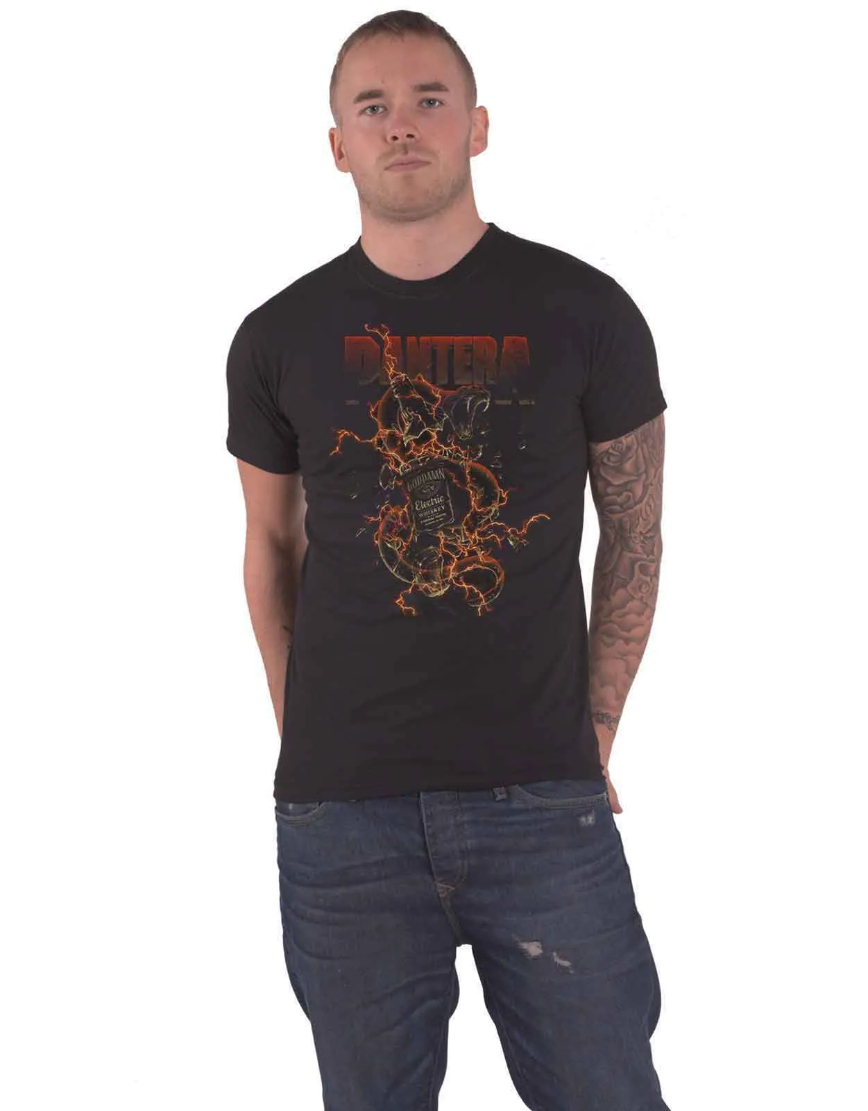 Pantera Goddamn Whiskey T Shirt sold by Paradiso Clothing