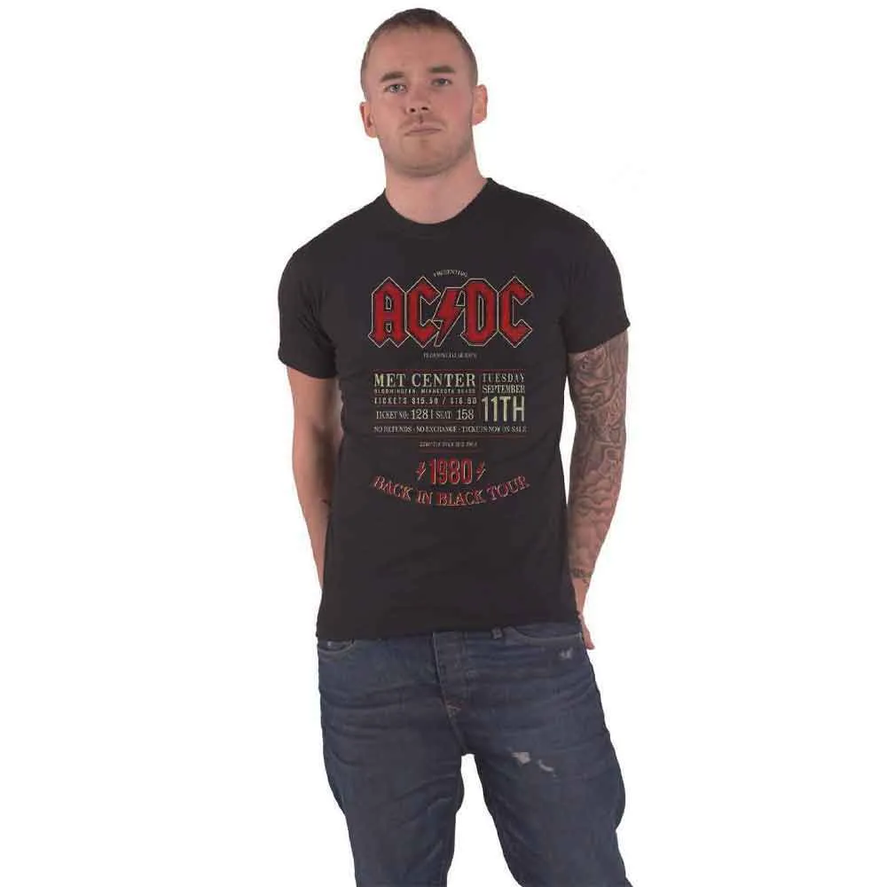 AC/DC Minnesota Met Center 1980 T Shirt sold by Paradiso Clothing