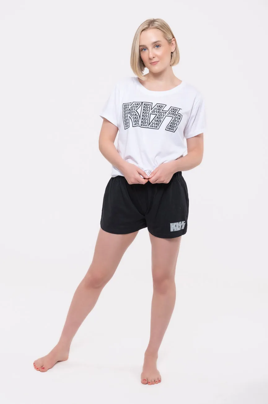 KISS Band Logo Infill Pyjamas sold by Paradiso Clothing product image thumbnail 5