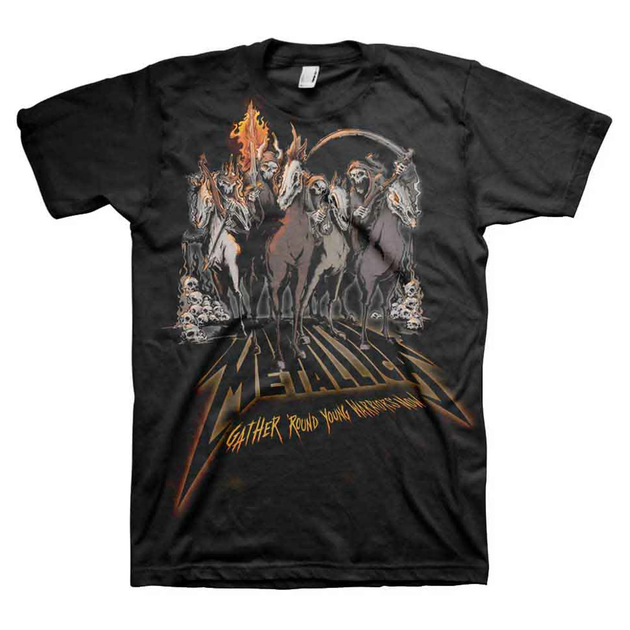 Metallica 40th Anniversary Horsemen T Shirt sold by Paradiso Clothing
