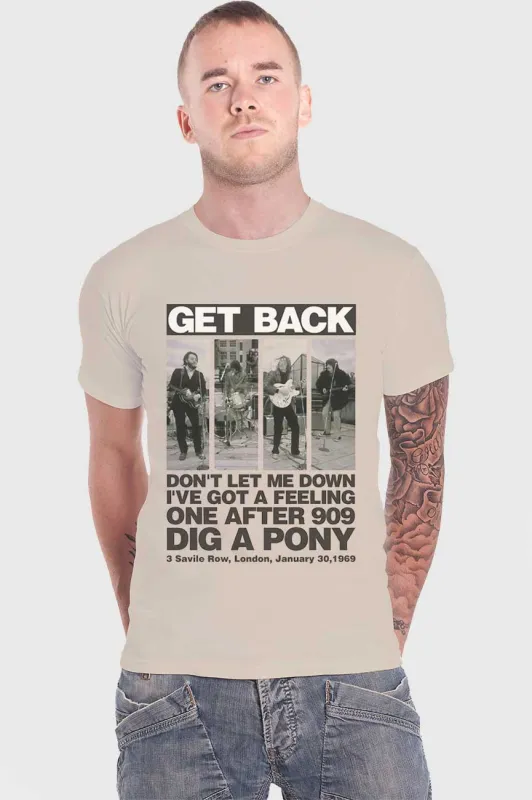 The Beatles Let it Be Rooftop Panels Tee sold by Paradiso Clothing