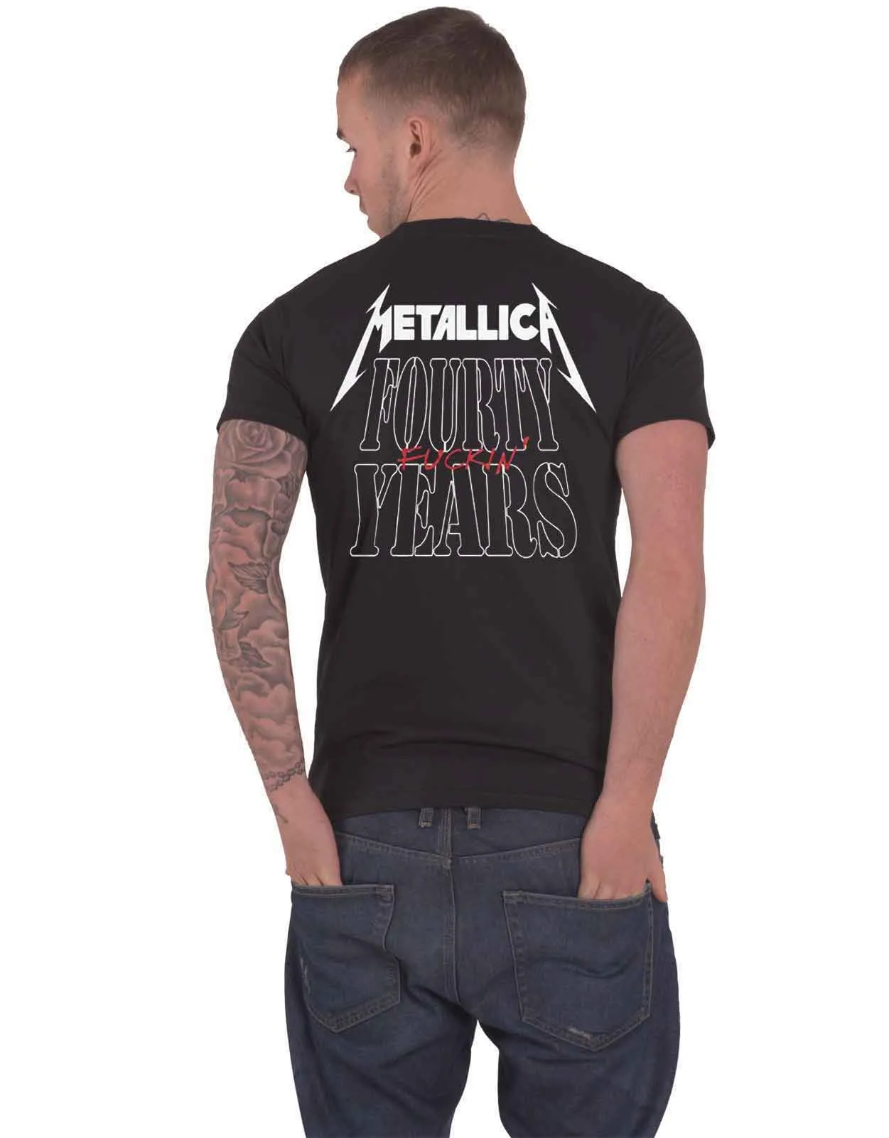 Metallica 40th Anniversary Forty Years T Shirt sold by Paradiso Clothing product image thumbnail 2