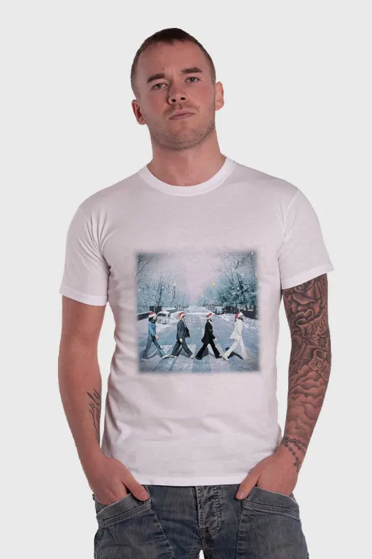 The Beatles Abbey Christmas Tee made by The Beatles