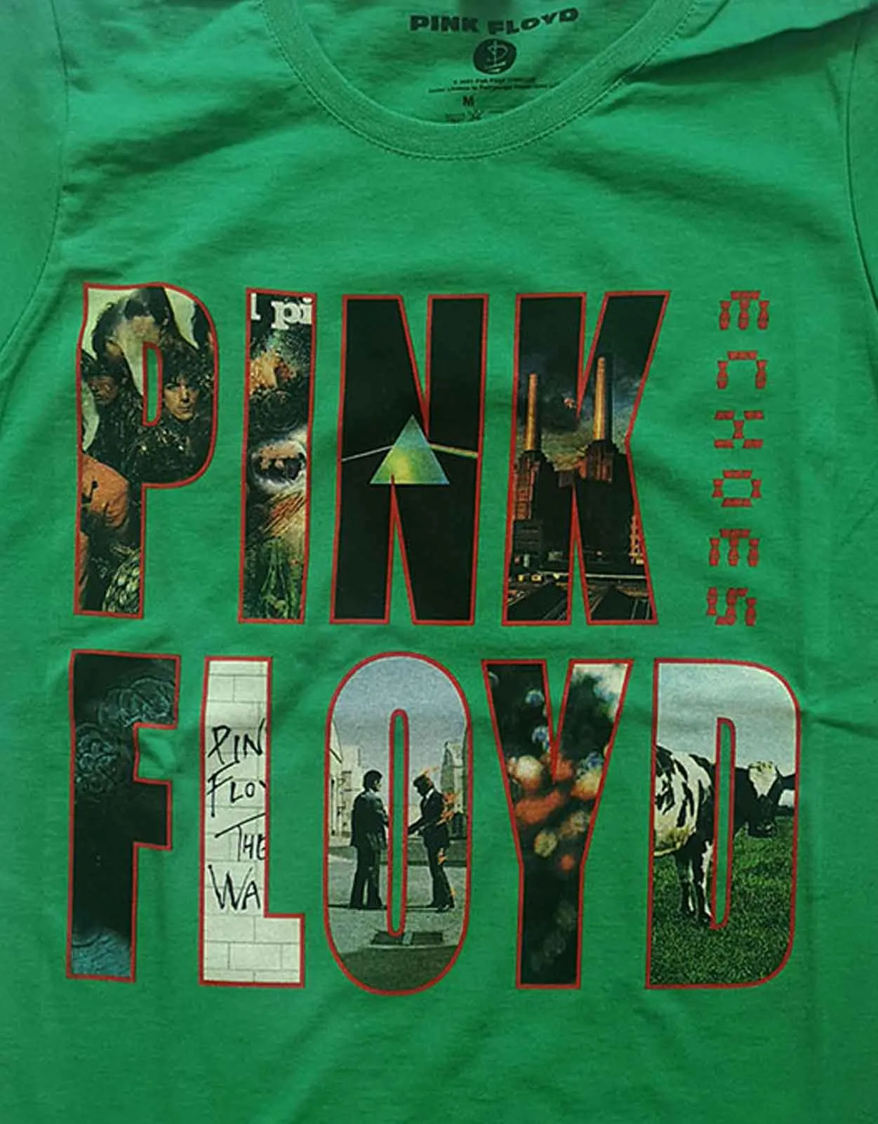Pink Floyd Echoes Album Montage Skinny Fit T Shirt sold by Paradiso Clothing product image thumbnail 2