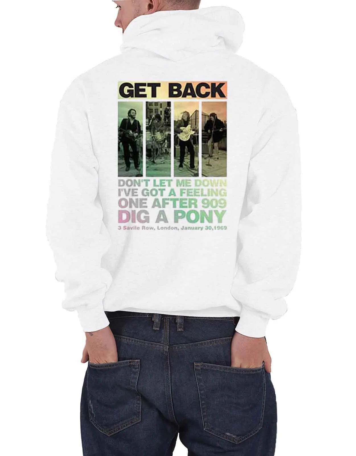 The Beatles Let it Be 3 Savile Row Hoodie Pullover Hoodie sold by Paradiso Clothing product image thumbnail 2