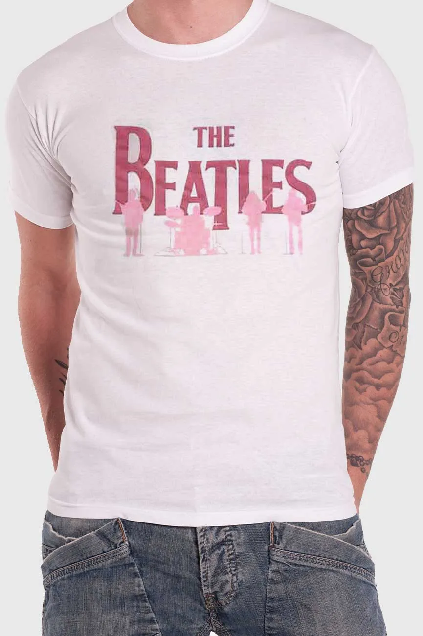 The Beatles Band Silhouettes T Shirt sold by Paradiso Clothing product image thumbnail 2