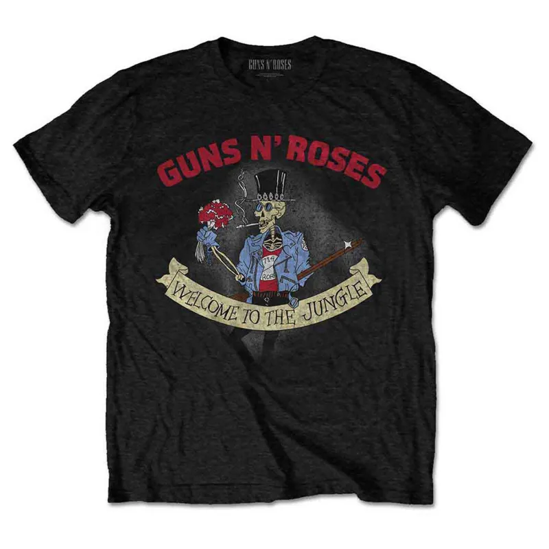 Guns N Roses Skeleton Vintage T Shirt sold by Paradiso Clothing