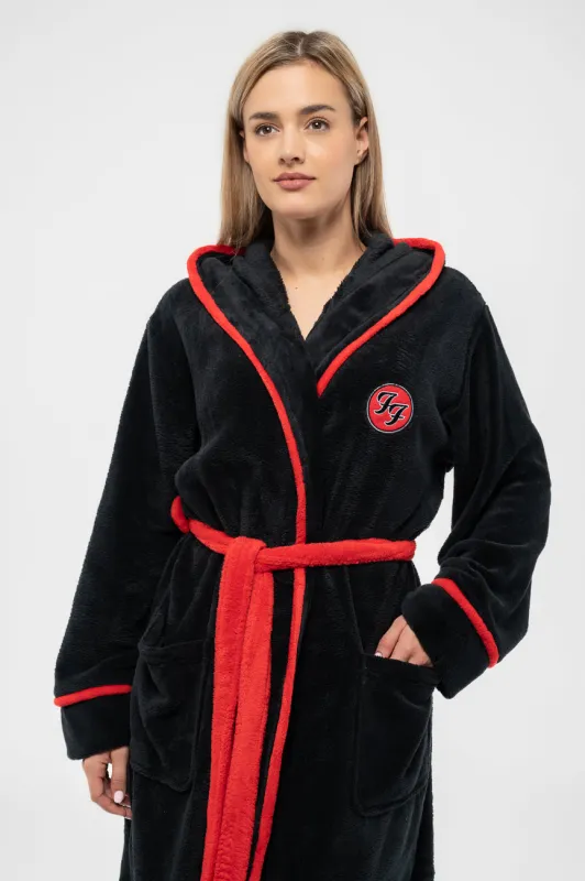 Foo Fighters FF Band Logo Bathrobe made by Paradiso Clothing