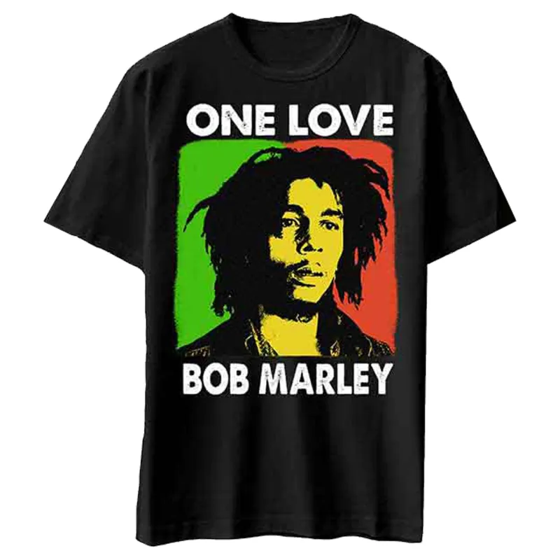Bob Marley One Love Portrait T Shirt sold by Paradiso Clothing