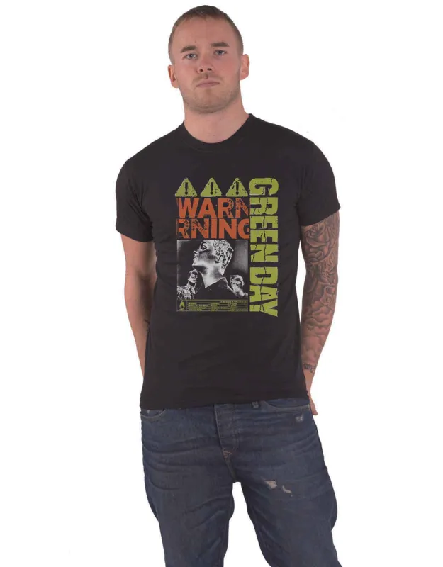 Green Day Warning T Shirt sold by Paradiso Clothing