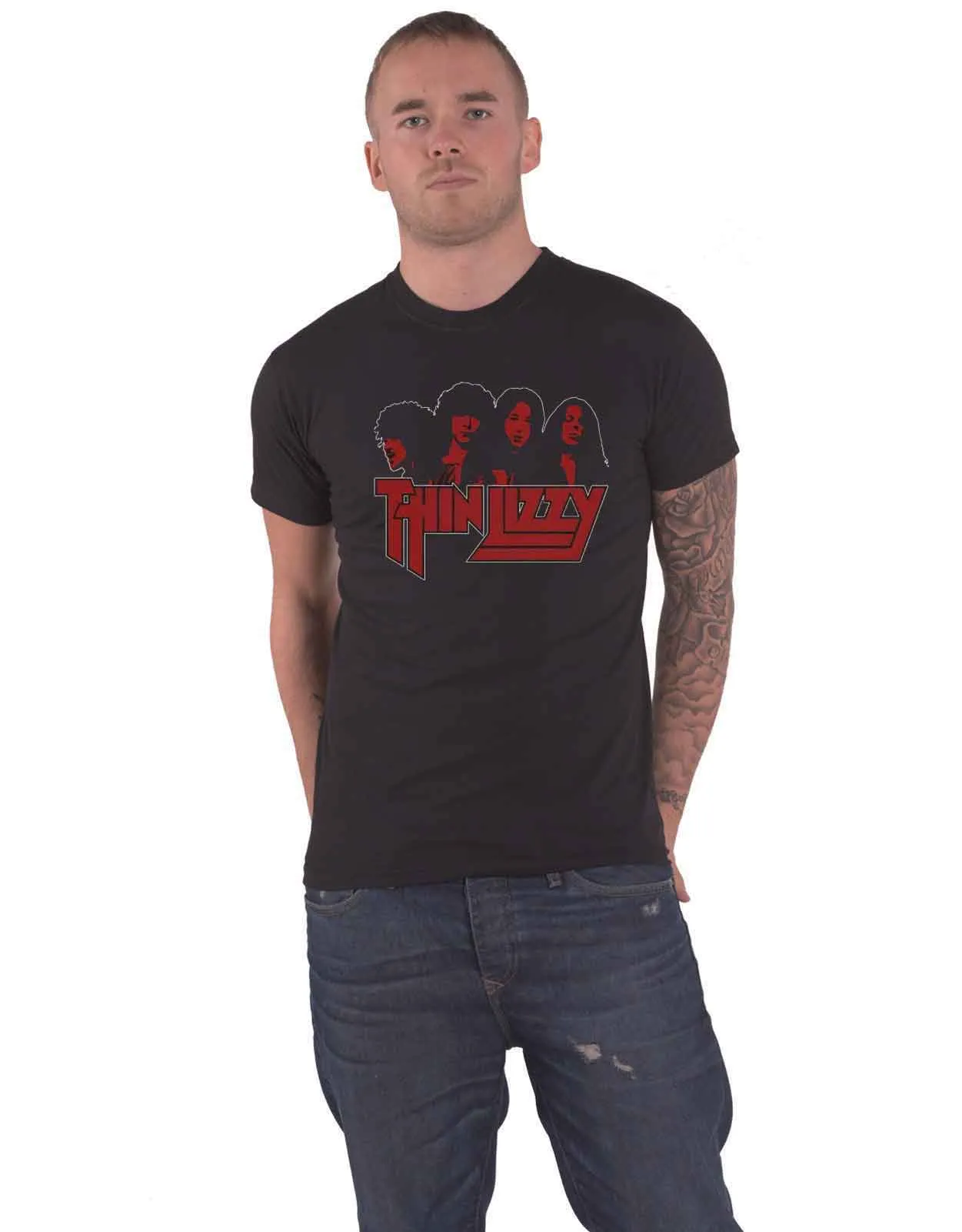 Thin Lizzy Band Photo T Shirt sold by Paradiso Clothing