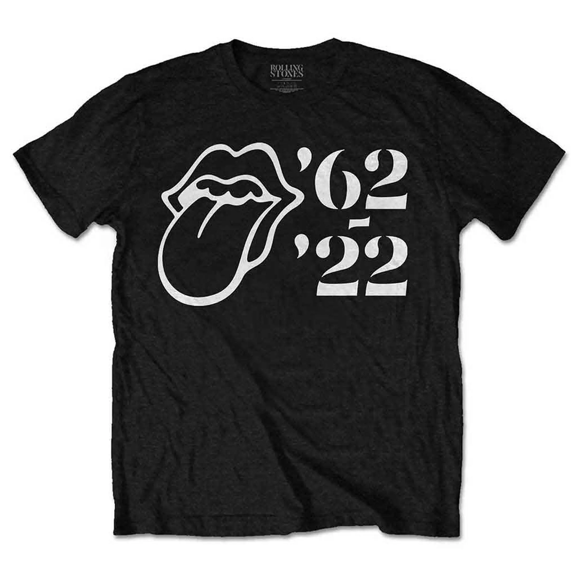 The Rolling Stones Sixty Outline 1962 - 2022 T Shirt sold by Paradiso Clothing