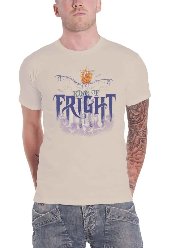 Nightmare Before Christmas T Shirt King of Fright new Official Mens Natural sold by Paradiso Clothing