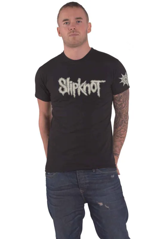 Slipknot Applique Logo and Star T Shirt sold by Paradiso Clothing