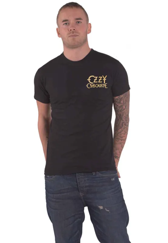 Ozzy Osbourne Patient No 9 Gold T Shirt sold by Paradiso Clothing