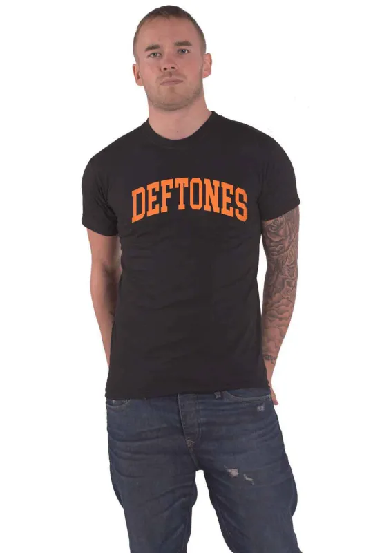 Deftones College Logo T Shirt sold by Paradiso Clothing