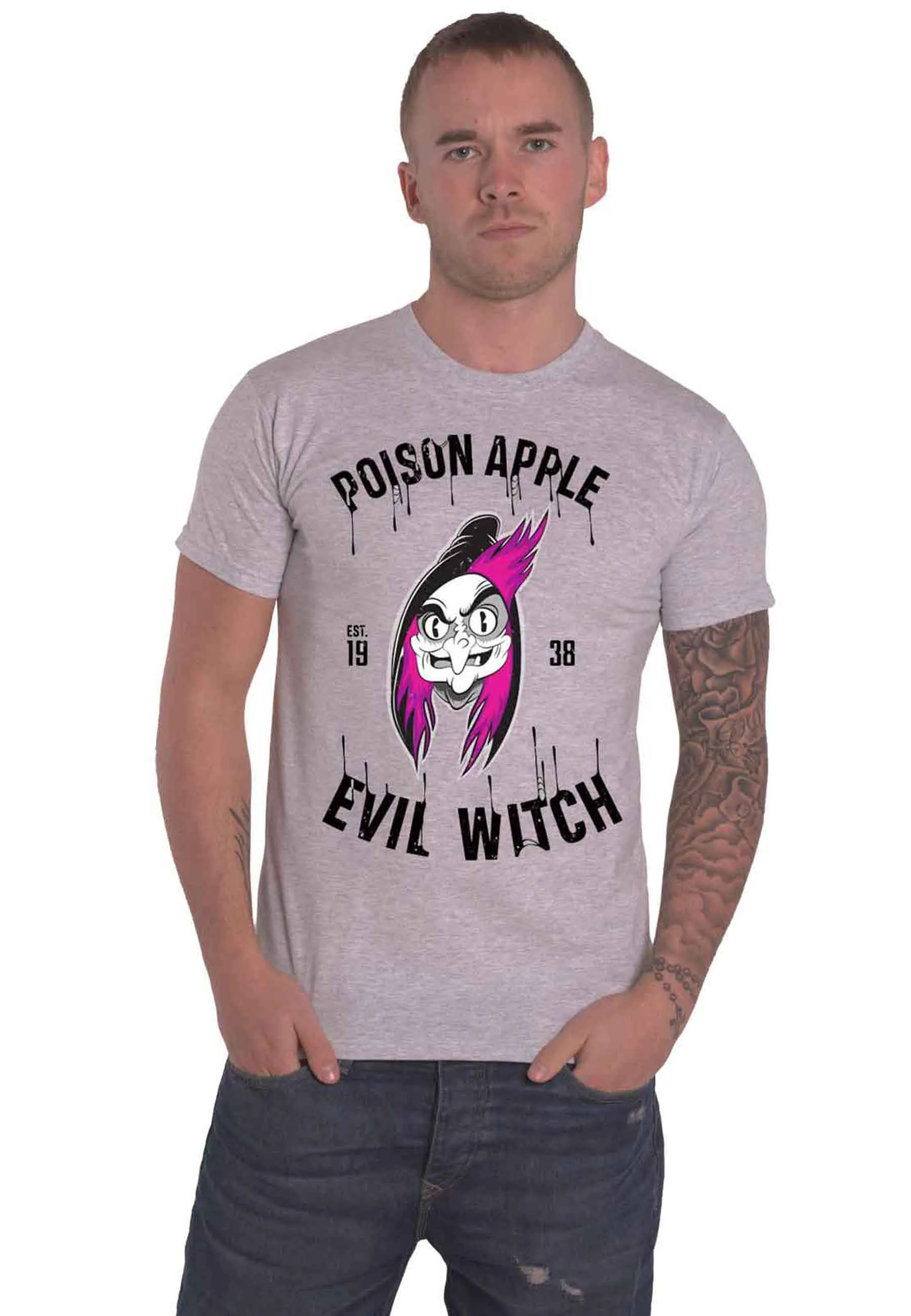 Snow White Evil Witch Poison Apple T Shirt sold by Paradiso Clothing