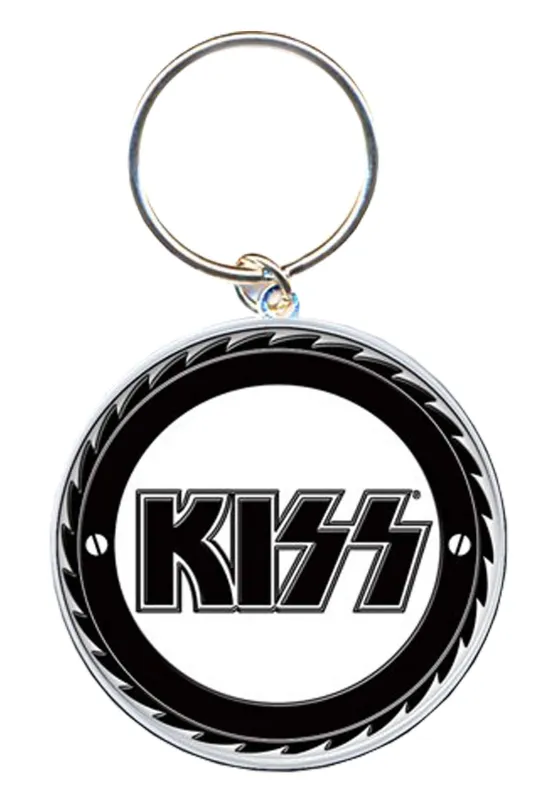 KISS Keyring Buzzsaw Band Logo Keychain sold by Paradiso Clothing