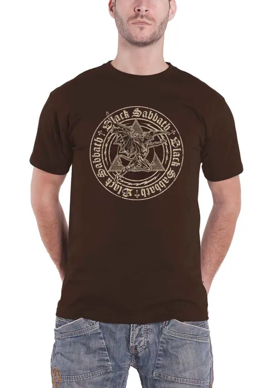 Black Sabbath Henry Pyramid Emblem T Shirt sold by Paradiso Clothing