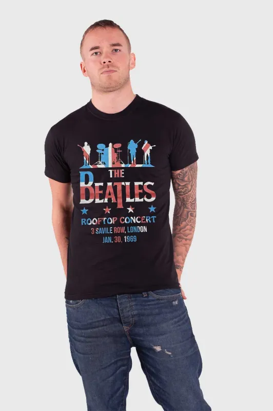 The Beatles Saville Row Rooftop Flag T Shirt sold by Paradiso Clothing