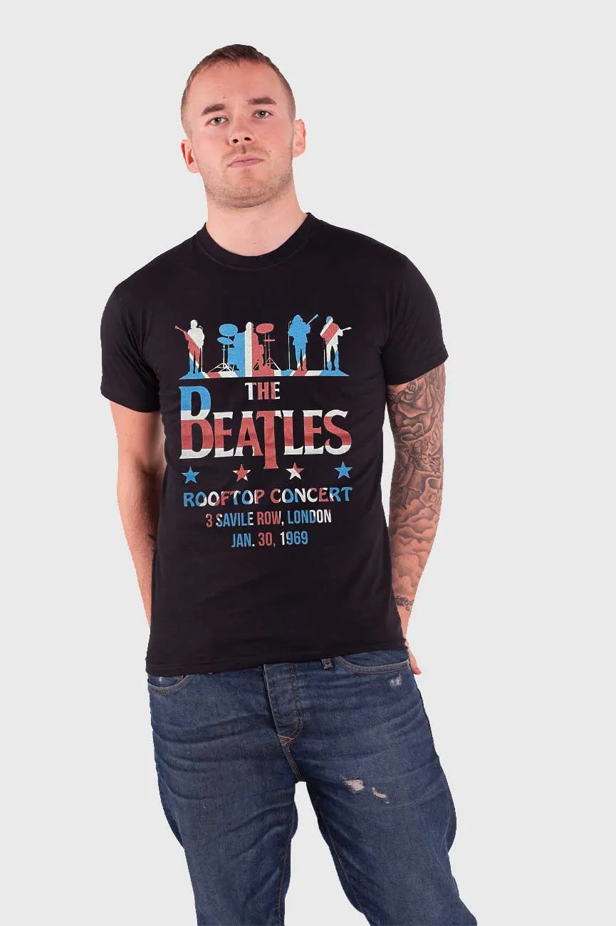 The Beatles Saville Row Rooftop Flag Tee sold by Paradiso Clothing