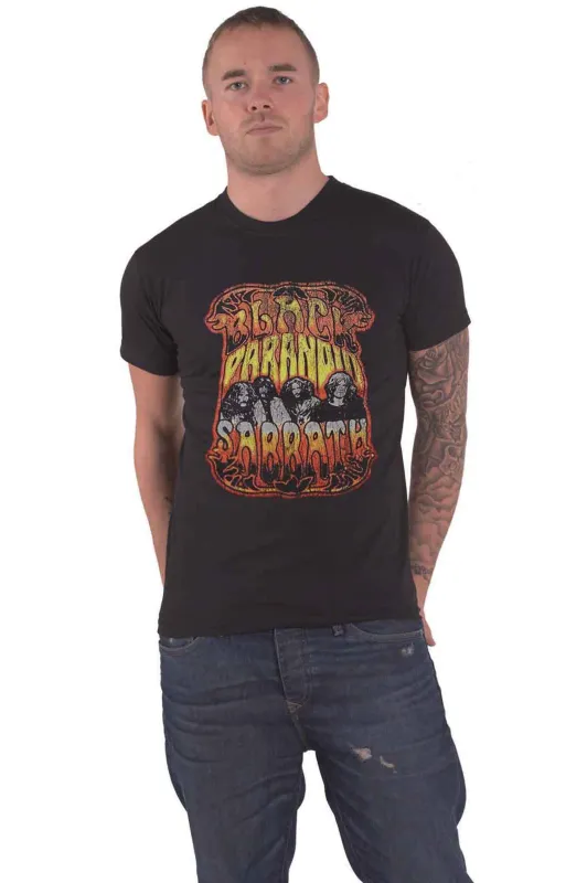 Black Sabbath Paranoid Psych T Shirt made by Paradiso Clothing