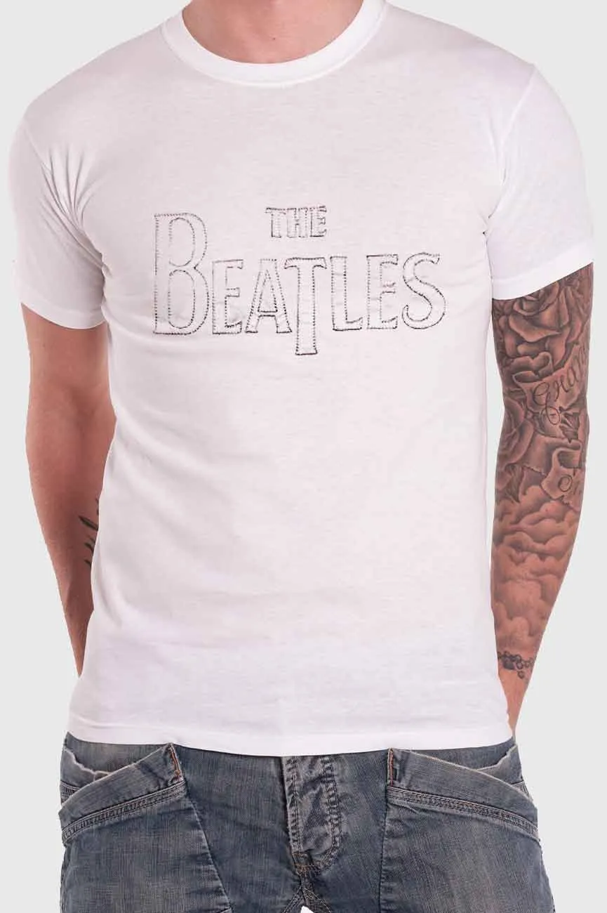 The Beatles Embroidered Drop T Band Logo Tee sold by Paradiso Clothing product image thumbnail 2