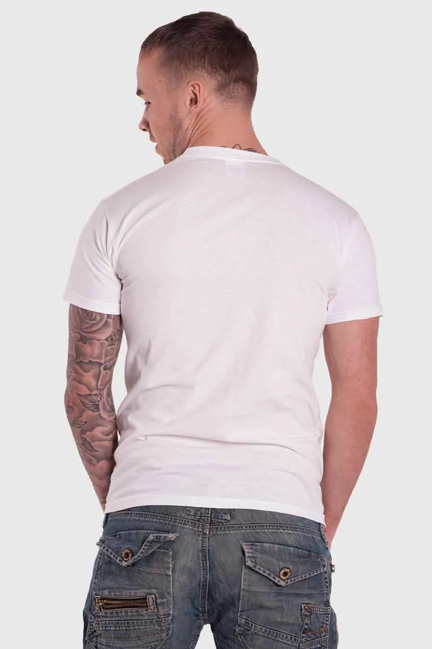 The Beatles Embroidered Drop T Band Logo Tee sold by Paradiso Clothing product image thumbnail 3