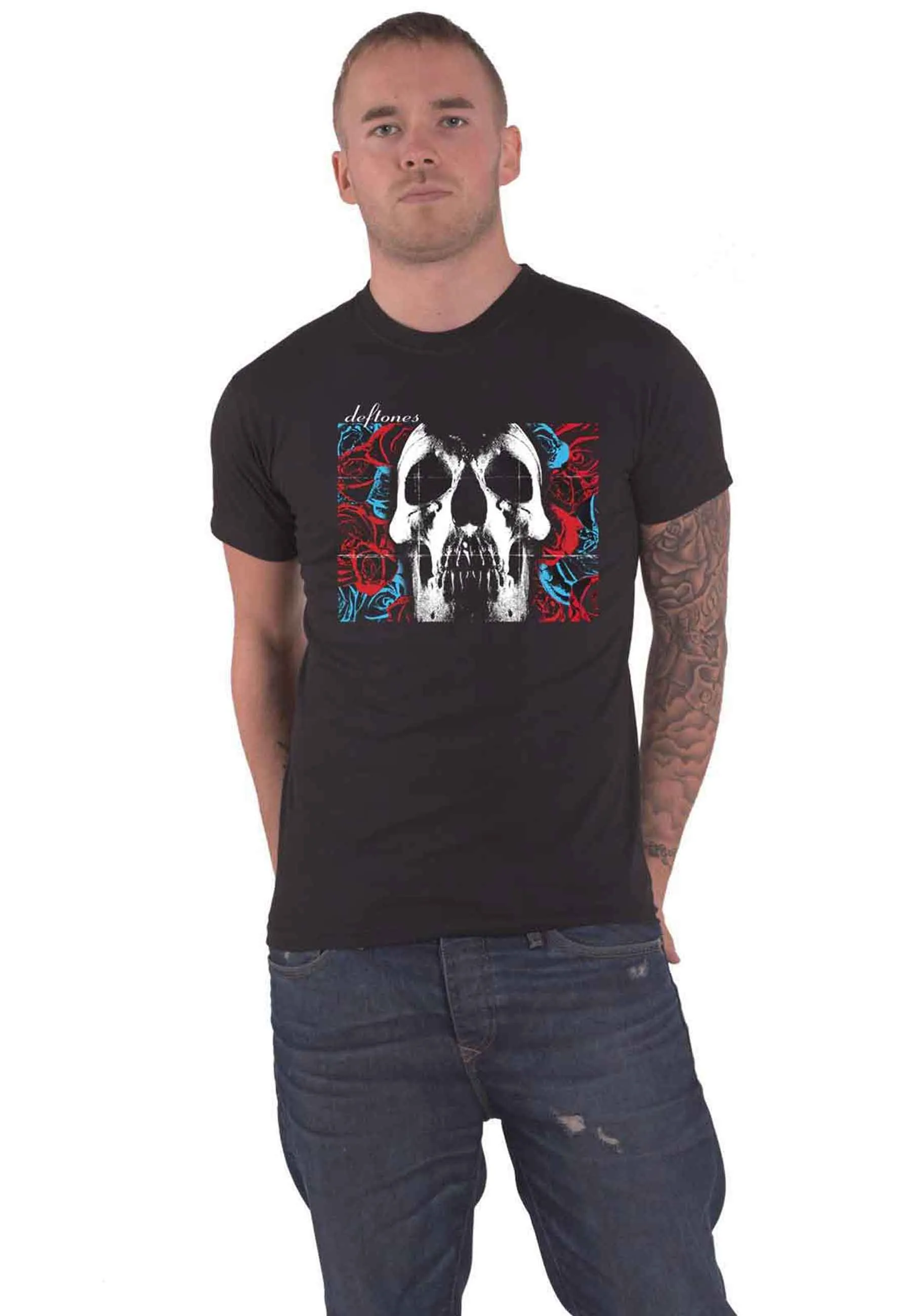 Deftones Skull T Shirt sold by Paradiso Clothing
