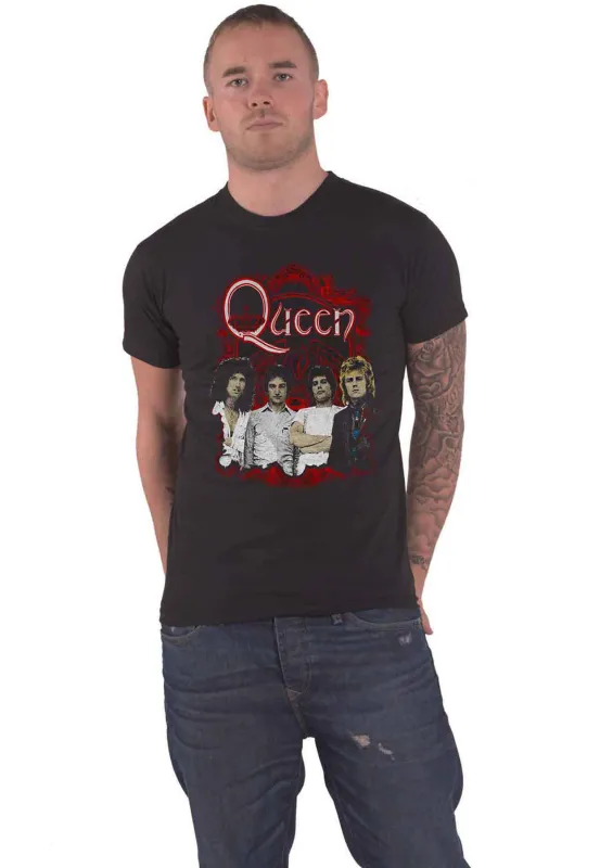 Queen Ornate Crest T Shirt sold by Paradiso Clothing