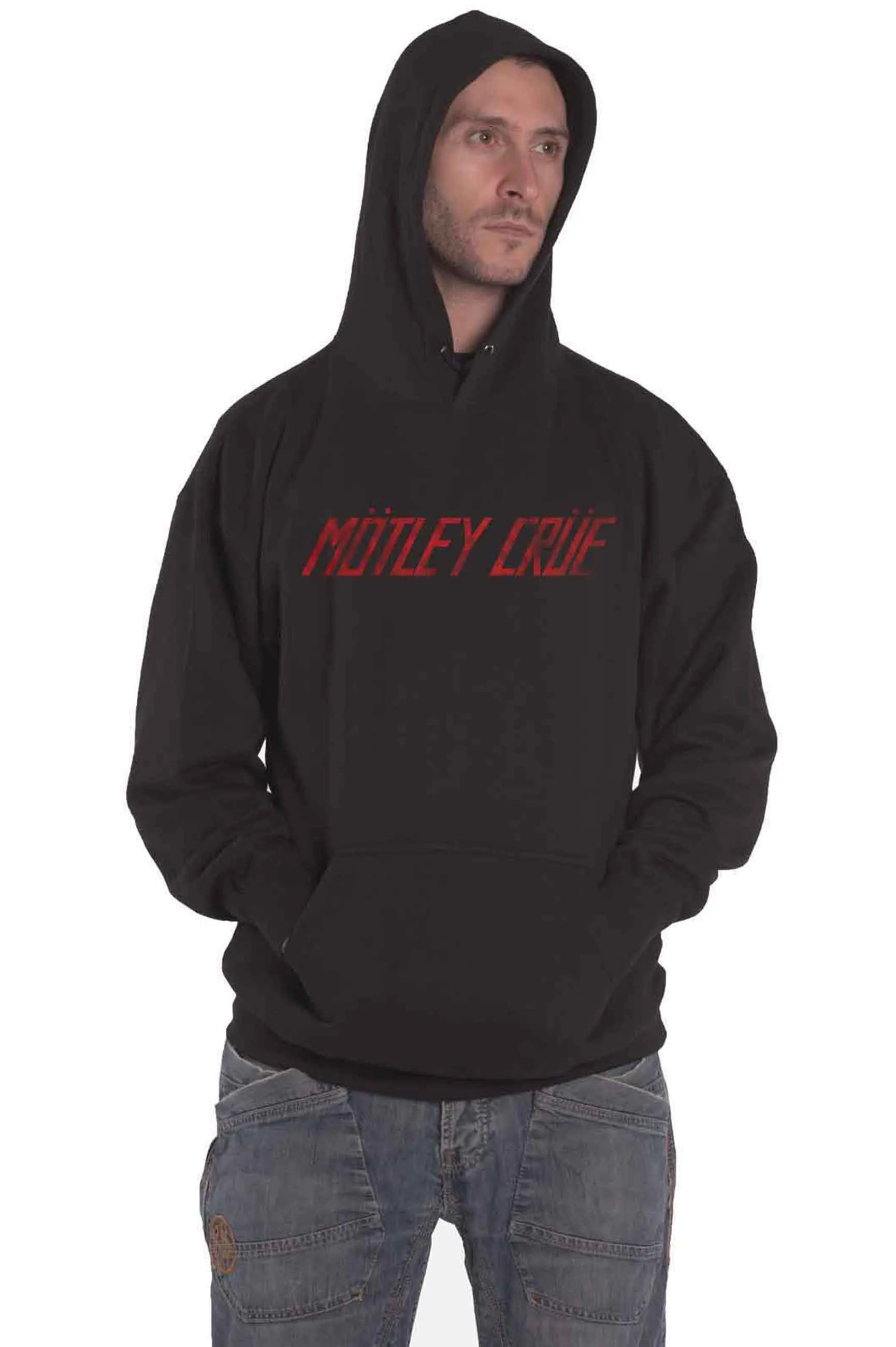 Motley Crue Distressed Band Logo Hoodie sold by Paradiso Clothing
