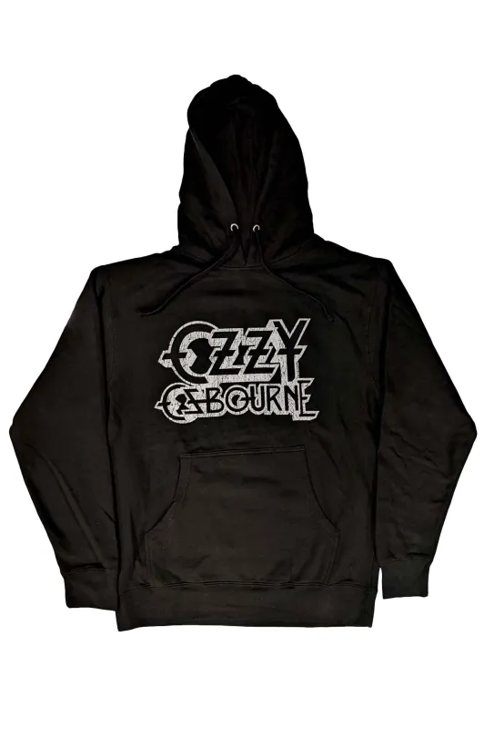 Ozzy Osbourne Vintage Logo Hoodie made by Paradiso Clothing