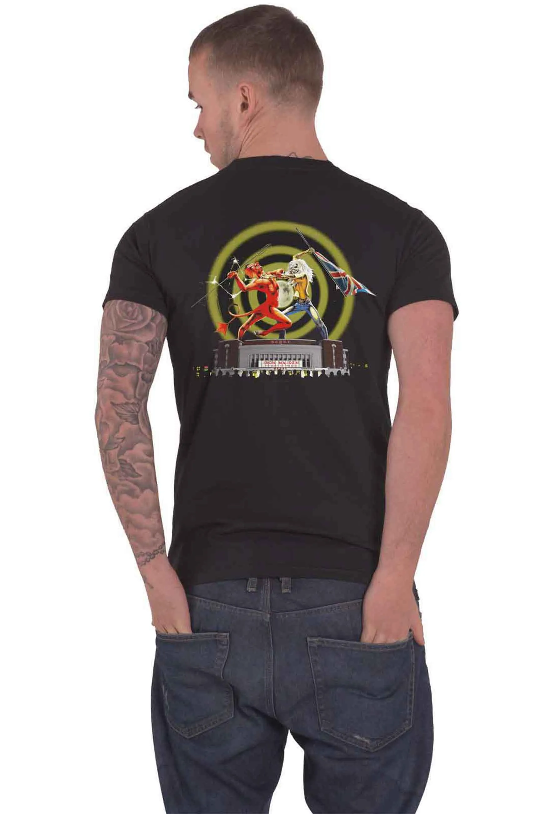 Iron Maiden Beast Over Hammersmith Eddie and Devil T Shirt sold by Paradiso Clothing product image thumbnail 2