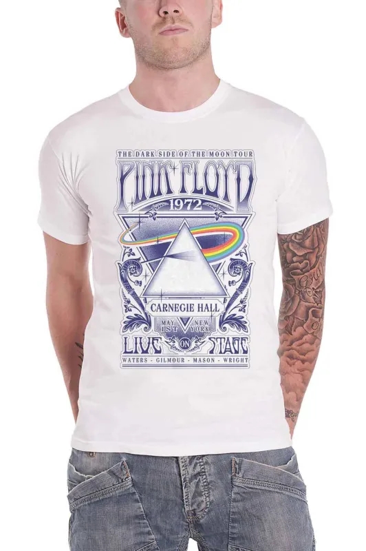 Pink Floyd Carnegie Hall Live Poster T Shirt sold by Paradiso Clothing
